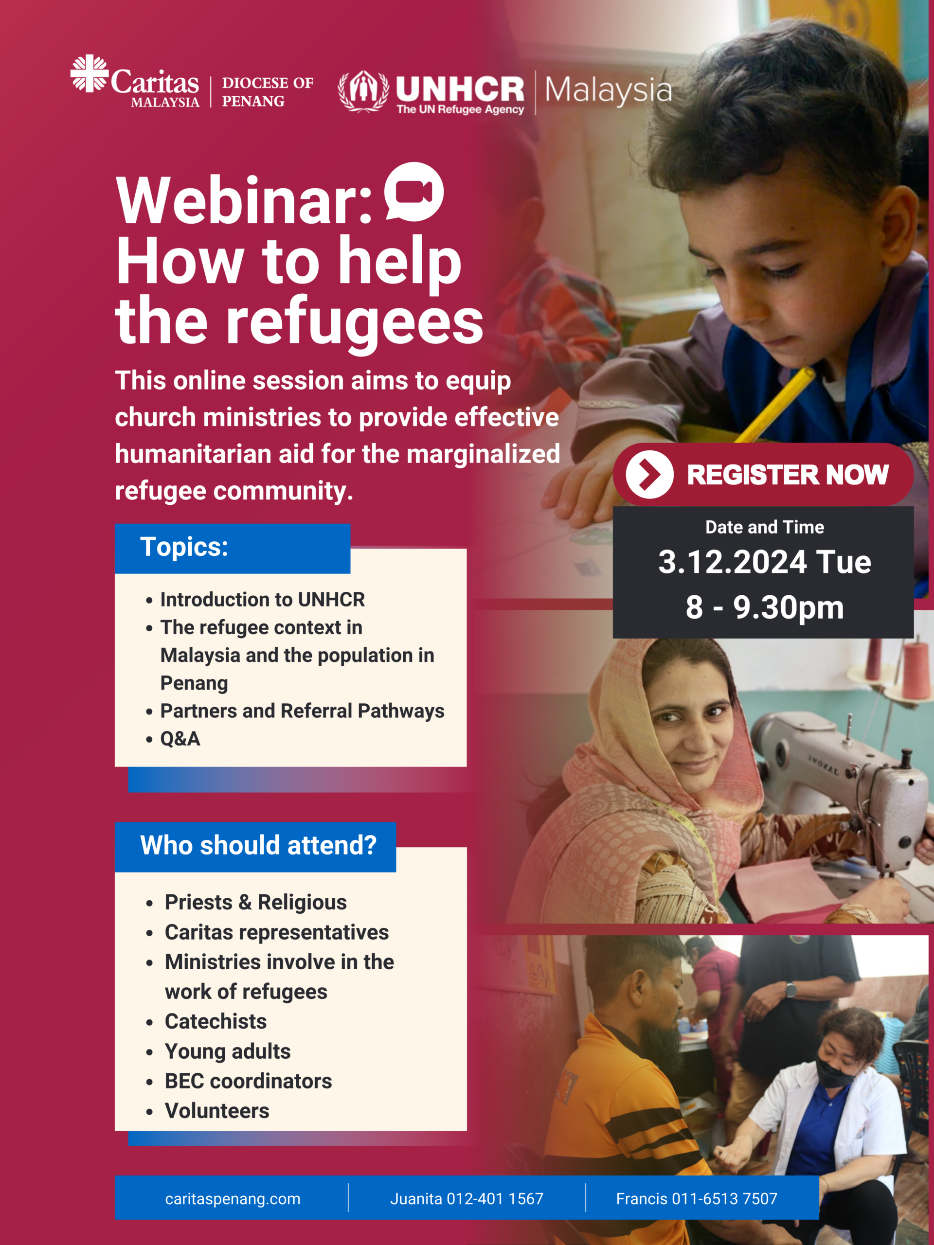 webinar how to help the refugees